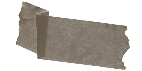 Leinwandbilder - A solid brown irregular shape with jagged edges against a black background in a simple composition