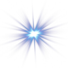 Poster - Rainbow crystal star. Crystal ray light, sun shines rainbow red yellow and blue color. Optical fire light effect. Vector lens glare leakage glare reflection effect. Sparkle shine. Sunlight