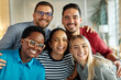 © Lumos sp - Group portrait of young happy businesspeople team in the office