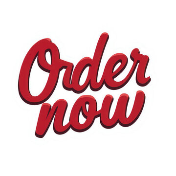 Vector sticker with text 