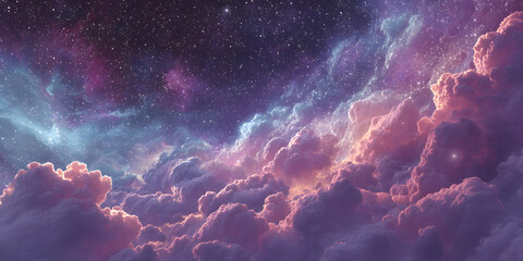 Wall Mural - Colorful space galaxy cloud nebula. Stary night cosmos. Universe science astronomy. Supernova background wallpaper