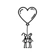 © AnilChandra - Cute Love Couple Cartoon Friendship Illustration Vector Illustration