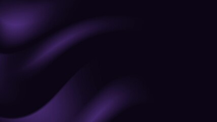 Wall Mural - Dark abstract animation with flowing purple waves, creating a smooth, elegant motion effect