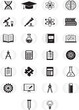 © Faysal - Black Science and Education Icons Set vector