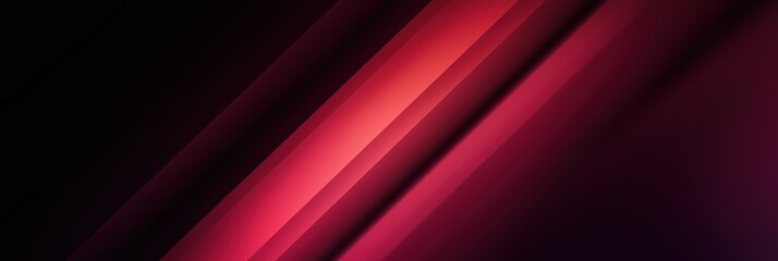 Poster - A red and black striped background with a red line in the middle. The red line is the only thing that stands out in the image