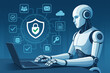 © Stanley - AI Robot Safeguarding Data in Digital Workspace