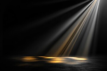 Aufkleber - Moody abstract background with textured cloth and dramatic spotlight creates a stage for product placement or visual presentation