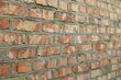 © New Africa - Texture of old red brick wall as background, closeup