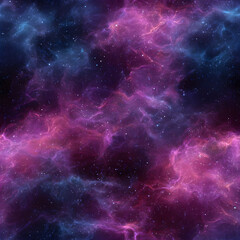 Wall Mural - Radiant cosmic clouds and twinkling stars create a breathtaking nebula background, showcasing celestial beauty and cosmic wonder