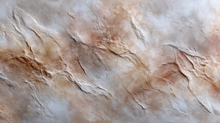 Aufkleber - Painting of a rocky cliff with a white background. The painting has a rough texture and a sense of depth