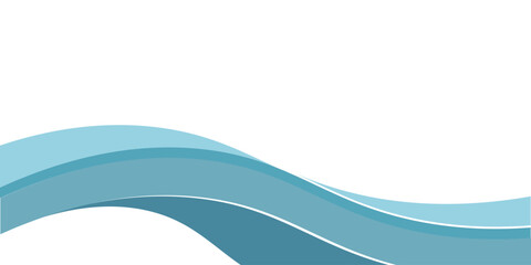 Poster - Green turquoise and blue Vector background overlap layer with spaces for background header design