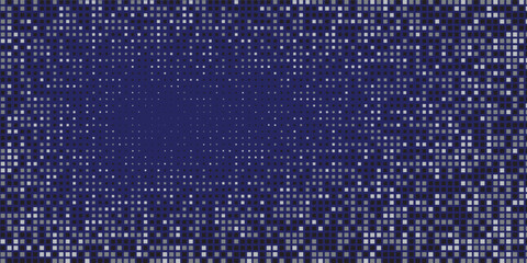 Poster - Triangles Halftone Pattern Vector Abstract Geometric Technology Background. Triangular Half Tone Texture. Minimal Style Dynamic Tech Wallpaper