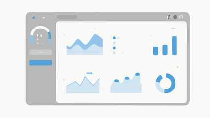 Poster - A user-friendly interface showcasing data analysis through various informative charts