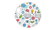 © Chloe - Visualizing knowledge and ideas a comprehensive collection of icons representing learning concepts and creative thinking processes