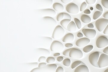 Poster - Abstract Fractal Designs in Paper Cut Style with Chaos Aesthetic