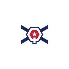 Poster - Versatile XQ QX Star Monogram Logo for All Industries