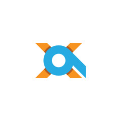 Poster - XQ QX Monogram Alphabet Letters Logo with a Sophisticated Style