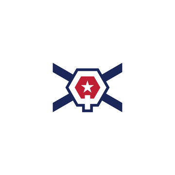 Versatile XQ QX Star Monogram Logo for All Industries
