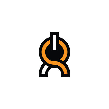 Versatile XQ QX Power button Monogram Logo for All Industries