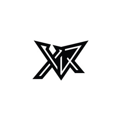 Poster - Clean and Creative XQ QX Initials Monogram Logo Design