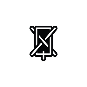 Clean and Creative XQ QX Initials Monogram Logo Design