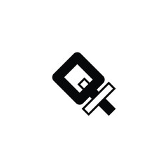 Poster - Modern XQ or QX Monogram Logo for Professional Use