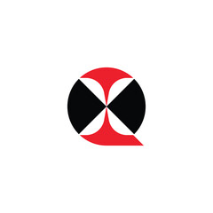Poster - Alphabet Monogram XQ QX Letter Logo for Branding Solutions