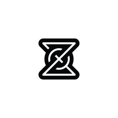 Poster - Alphabet Monogram XQ QX Letter Logo for Branding Solutions