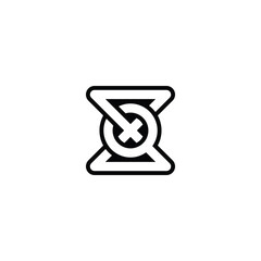 Poster - Alphabet Monogram XQ QX Letter Logo for Branding Solutions