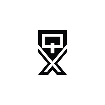 Professional XQ QX Initial Monogram Letter Logo Design