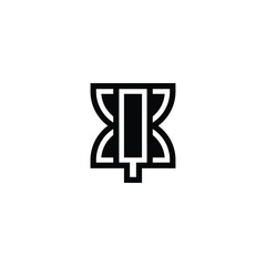 Poster - Abstract XQ QX Letter Logo with Modern Design
