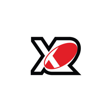 Abstract XQ QX Letter Logo with Modern Design