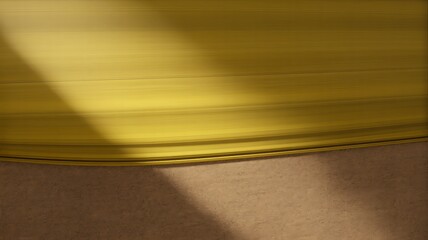 Poster - Abstract yellow bands with diagonal light and textured base gold lines