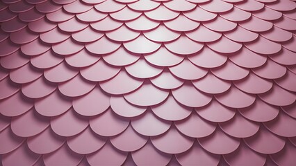 Poster - Pink overlapping scales pattern texture background