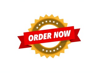 Poster - Eye catching order now badge with star details offering a call to action