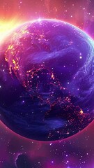 Wall Mural - Amazing Galaxy and Nebula Abstract space background	
