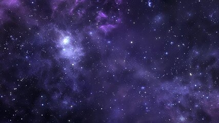 Wall Mural - The Stars And Nebulae in Space. Galaxy exploration through outer space towards glowing milky way galaxy. 