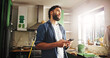 © Lahoud25/peopleimages.com - DIY, phone and thinking with man in kitchen of apartment to search for home improvement ideas. App, maintenance and renovation with homeowner in new house for interior design or online planning
