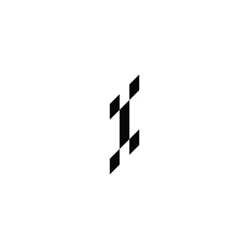Letter X layers geometric symbol simple logo vector