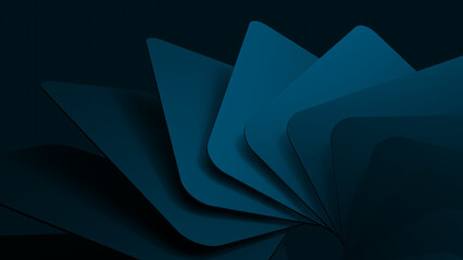 Poster - abstract background blue card copy space for text,
