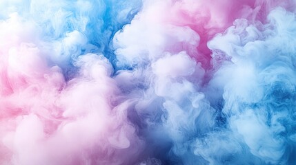 Fototapete - Abstract blend of pastel colors in a liquid.