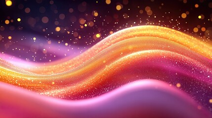 Fototapete - Abstract design with vibrant colors and flowing shapes.