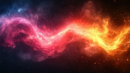 Fototapete - Colorful nebulae swirling through deep space.