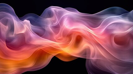 Poster - Abstract design with flowing, vibrant colors.