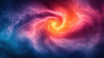 Fototapete - A swirling vortex of vibrant colors.