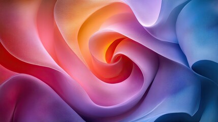 Poster - Vibrant swirling colors in a dynamic abstract design.