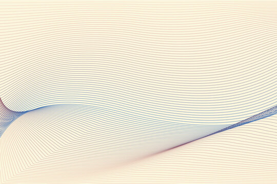 Wave line background vintage texture, certificate background template.