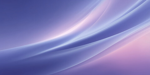 Aufkleber - Abstract wave patterns in soft purple and blue hues create a serene atmosphere, showcasing smooth gradients and flowing lines, ideal for backgrounds and design projects