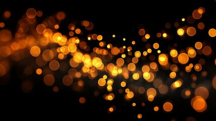 Poster - Dynamic Bokeh Light Effects Creating a Warm and Festive Atmosphere
