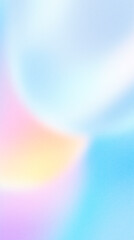 Poster - Abstract gradient illustration featuring soft pastel colors blending seamlessly, creating a dreamy atmosphere with smooth transitions and a calming visual effect for creative projects